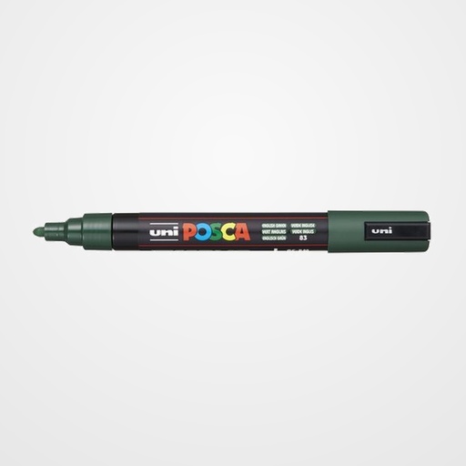 MARCADOR T.OPACA NO PERM. UNI POSCA  1,8 (PC-5M)  VERDE INGLES