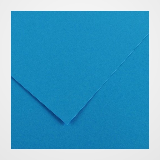 CARTULINA 70x100cm CANSON COLORLINE 220g LISO/FINO AZUL MAR PAQUETE de 25