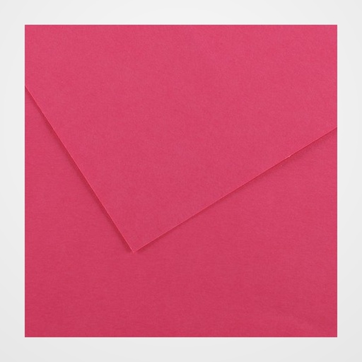 CARTULINA 70x100cm CANSON COLORLINE 220g LISO/FINO FUCSIA PAQUETE de 25