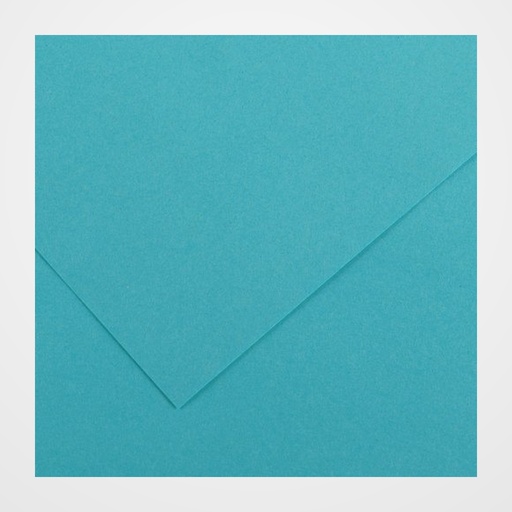 CARTULINA 70x100cm CANSON COLORLINE 220g LISO/FINO TURQUESA PAQUETE de 25