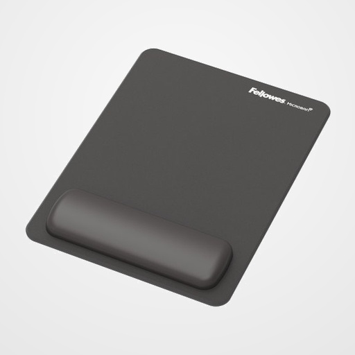 ALFOMBRILLA RATON FELLOWES CON REPOSAMUÑECAS BREYTA XL NEGRO