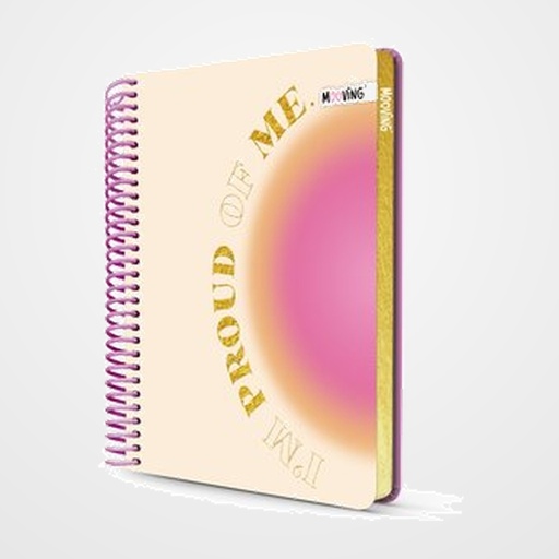 BLOC MOOVING PREMIUM tapa DURA 17x21.5cm 96h 80g CUAD.5x5 PASTEL SURTIDO (2 mod.)