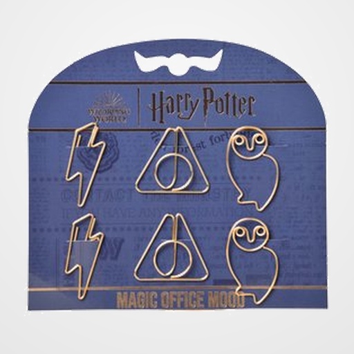 CLIP COLOR MOOVING HARRY POTTER  FORMAS 6 PIEZAS