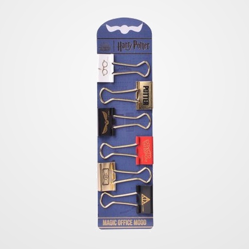 PINZA PALA ABATIBLE MOOVING 25 mm. HARRY POTTER BLISTER de 6
