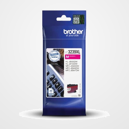 CARTUCHO INKJET BROTHER LC-3239XLM MAGENTA MFC-J5945DW/J6945DW/ HL-J6000DW (5000 PAG.)