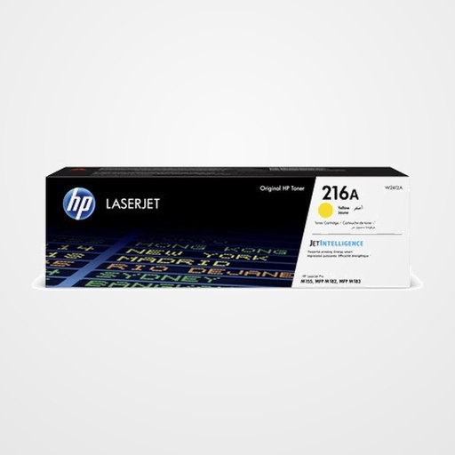TONER HP Nº 216A W2412A LASERJET PRO MFP M182N/M182NW/M183FW AMARILLO 850 PÁG.