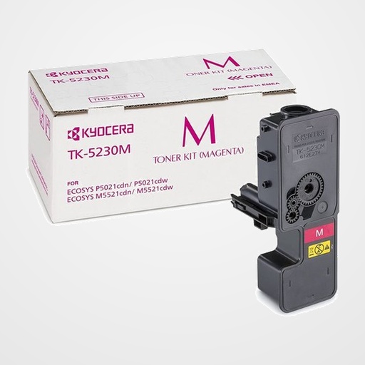 TONER KYOCERA-MITA 1T02R9BNL0 TK-5230M ECOSYS M5521CDN/M5521CDW/M5521CDW-KL3/P5021CDN/P5021CDN-KL3/P5021CDW MAGENTA (2.200 pág.)