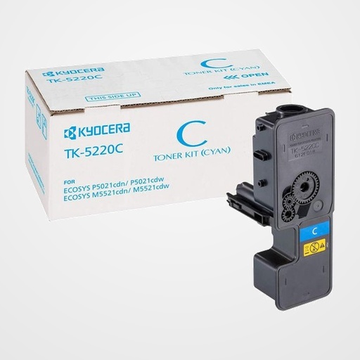 TONER KYOCERA-MITA 1T02R9CNL1 TK-5220C ECOSYS M5521CDN/M5521CDW/M5521CDW-KL3/P5021CDN/P5021CDN-KL3/P5021CDW CIAN (1.200 pág.)