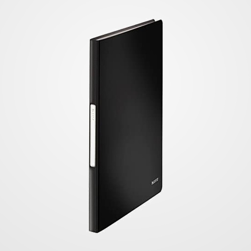 CARPETA FUNDAS (TARIFARIO) LEITZ SOLID A4 PP 40 F. NEGRO