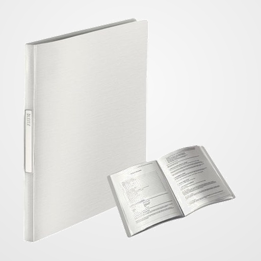 CARPETA FUNDAS (TARIFARIO) LEITZ STYLE A4 PP 20 F. BLANCO ARTICO
