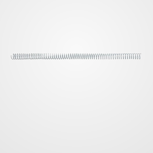 ESPIRAL METALICA GBC paso 5:1 NEGRA  8 mm CAJA de 100