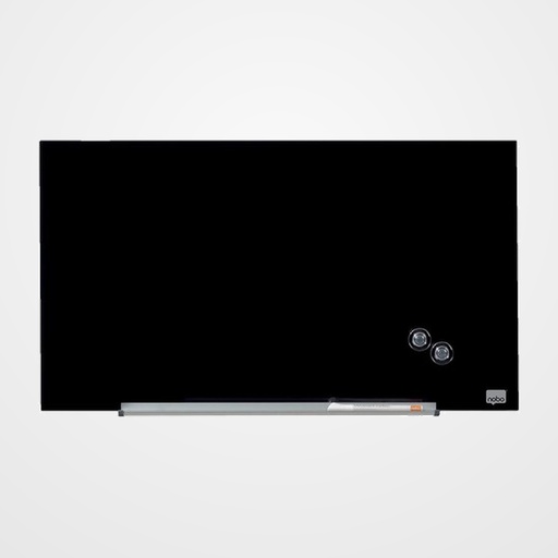 PIZARRA CRISTAL MAGNETICA NOBO IMPRESSION 677x381 NEGRO