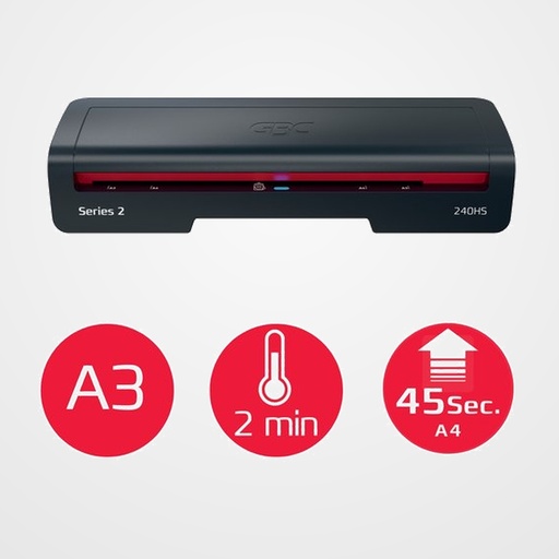 PLASTIFICADORA GBC 240HS HOME OFFICE A3