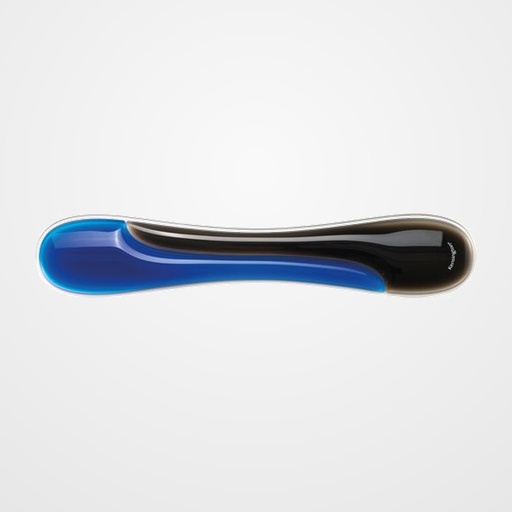 REPOSAMUÑECAS KENSINGTON DUO GEL TECLADO SLIM NEGRO/AZUL