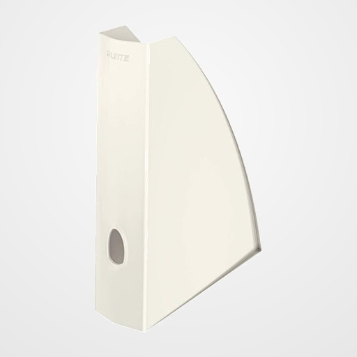 REVISTERO PLASTICO LEITZ WOW A4 60mm  BLANCO PERLA