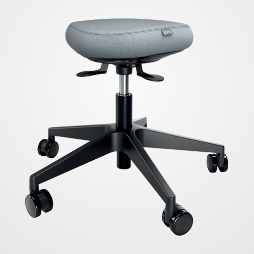 TABURETE LEITZ ACTIVE ERGO CON ASIENTO WOBBLE CONFORT GRIS OSCURO
