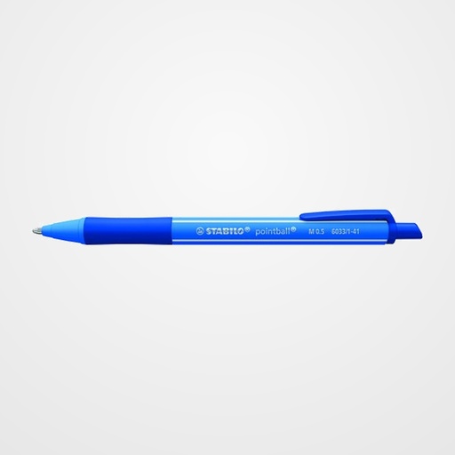 BOLIGRAFO STABILO RETRACTIL POINTBALL COLORFUL AZUL MARINO