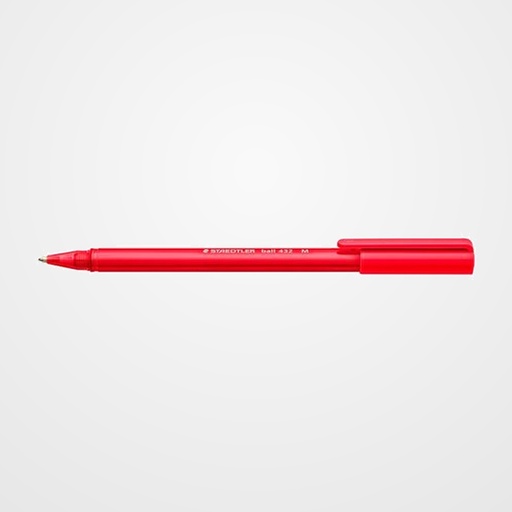BOLIGRAFO STAEDTLER 432 MEDIO  ROJO