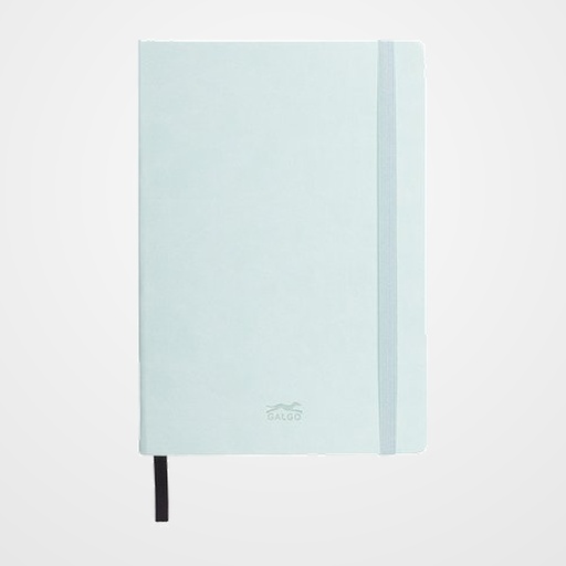 CUADERNO NOTAS GRAFOPLAS GALGO con GOMA A5 80h 100g CUADRICULA 5x5 VERDE CLARO