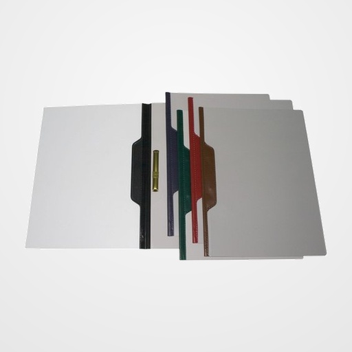 DOSIER FASTENER GRAFOPLAS PVC Fº LOMO CURVO NEGRO