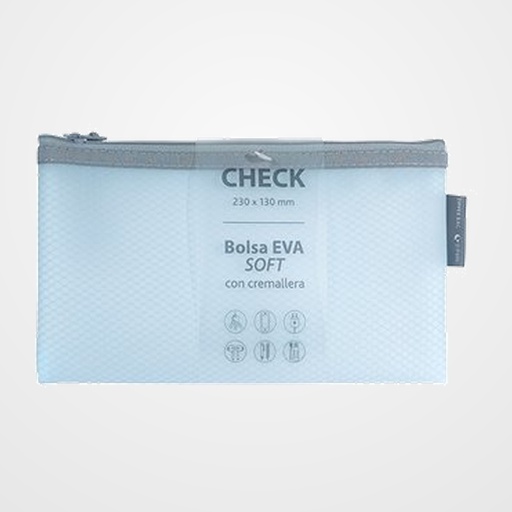 DOSIER SOBRE GRAFOPLAS CREMALLERA EVA-BAG CHECK MATE AZUL SOF