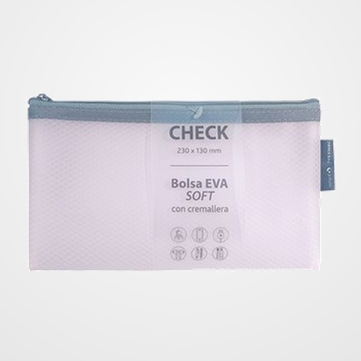 DOSIER SOBRE GRAFOPLAS CREMALLERA EVA-BAG CHECK MATE ROSA SOF