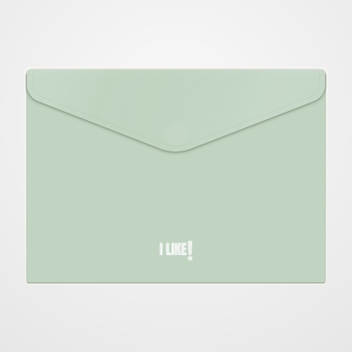 DOSIER SOBRE GRAFOPLAS PP LIKE 3 OPACO VELCRO A5 VERDE CLARO