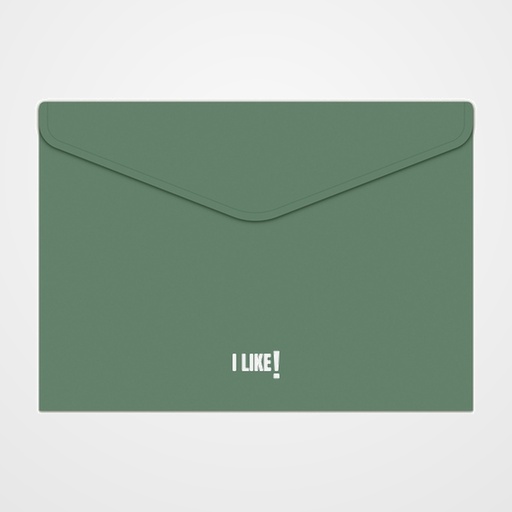 DOSIER SOBRE GRAFOPLAS PP LIKE 3 OPACO VELCRO Fº VERDE OSCURO