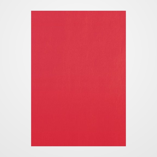 BOLSA de PAPEL TV CELULOSA 20x11x28 cm ROJO PAQUETE de 25