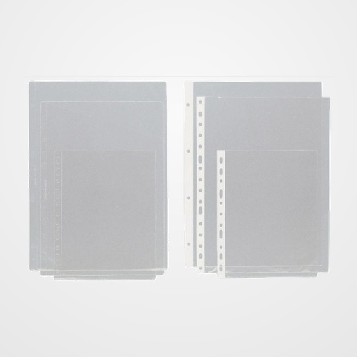FUNDA MULTITALADRO GRAFOPLAS PVC 100µ Fº 16 TAL.sin REFUERZO PAQUETE de 100