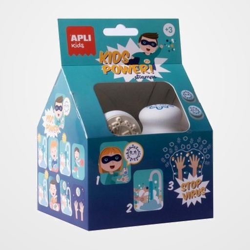 JUEGO EDUCATIVO APLI KIDS TAMPONES STOP VIRUS 2 UNIDADES