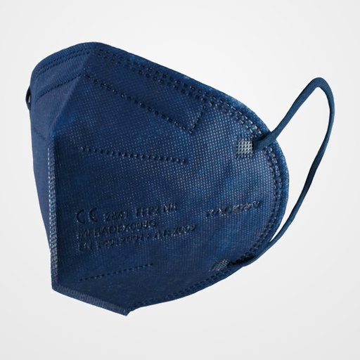 MASCARILLA FFP2 RADEX HOMOLOGADA CE 2841 SIN GRAFENO AZUL OSCURO