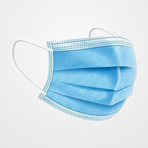 MASCARILLA QUIRURGICA IIR 3 CAPAS DESECHABLE RADEX AZUL CAJA de 50
