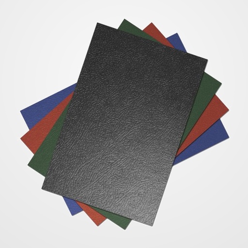 TAPA de ENCUADERNAR GRAFOPLAS A4 0,9 mm GOFRADA NEGRO CAJA de 50