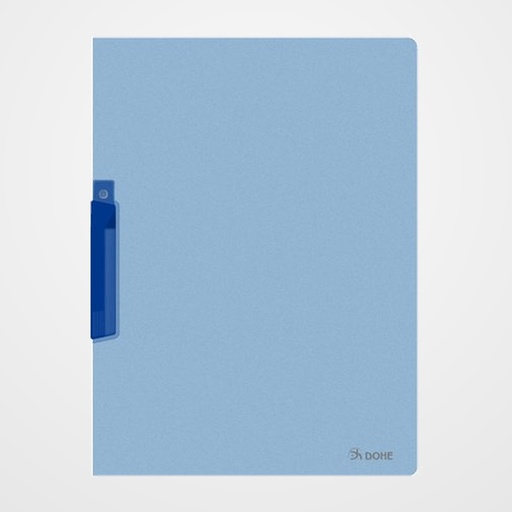 DOSIER CLIP DOHE PP A4 pinza PLASTICO PIVOTANTE 30h AZUL
