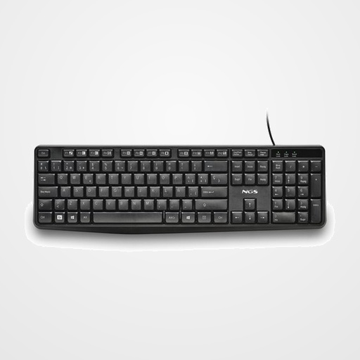 TECLADO NGS FUNKY V4 USB NEGRO