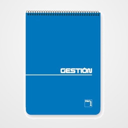 BLOC PACSA GESTION tapa NORMAL Fº 80h CUADRIC.4x4 60g APDO. AZUL