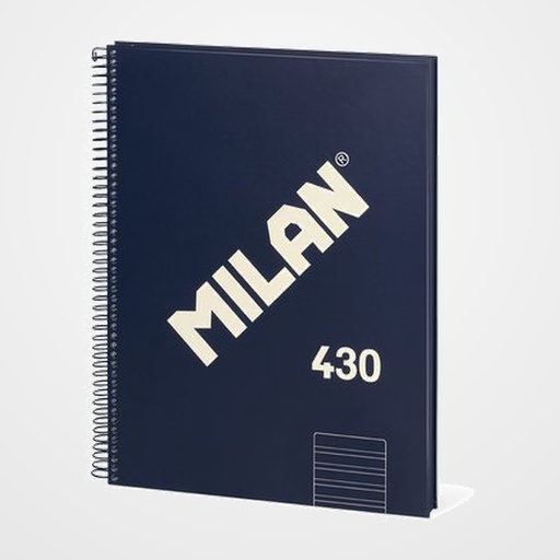 BLOC MILAN 430 since 1918 tapa DURA A4 80h PAUTA 3,5mm 95g AZUL