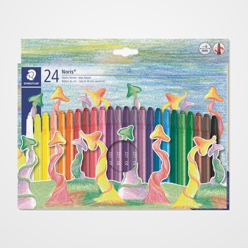 CERAS STAEDTLER 221 NORIS CLUB GIRATORIA ESTUCHE PLAST.de 24