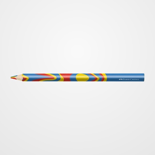 LAPICES de COLORES FABER-CASTELL JUMBO MINA MULTICOLOR COLORES FANTASIA