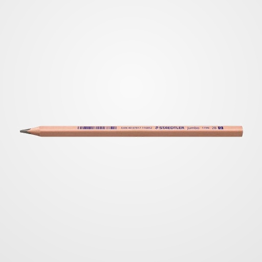 LAPIZ de GRAFITO STAEDTLER 119N NORIS NATURAL TRIANGULAR JUMBO - 2B