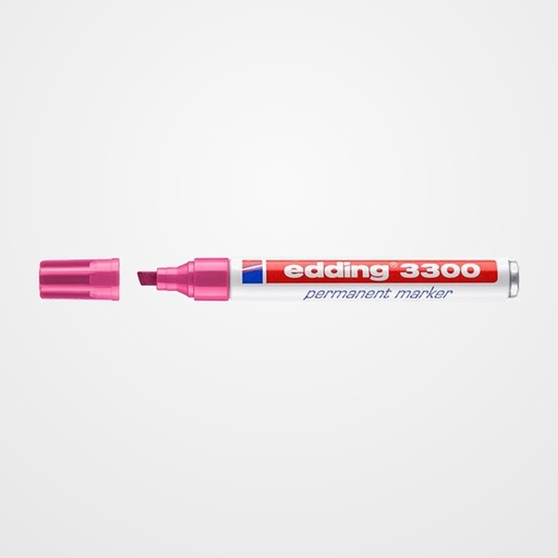 MARCADOR PERMANENTE EDDING 3300 BISELADO ROSA