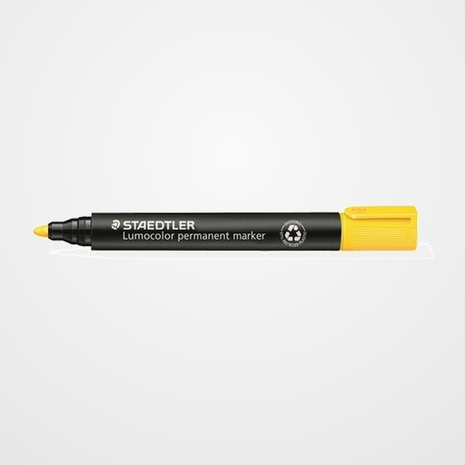 MARCADOR PERMANENTE STAEDTLER 352 LUMOCOLOR CONICO  AMARILLO