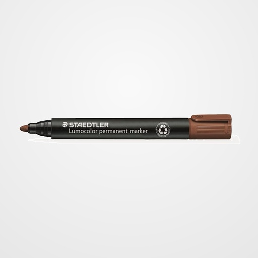 MARCADOR PERMANENTE STAEDTLER 352 LUMOCOLOR CONICO  MARRON