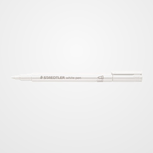 MARCADOR T.OPACA NO PERM. STAEDTLER 8323 METALICO BLANCO