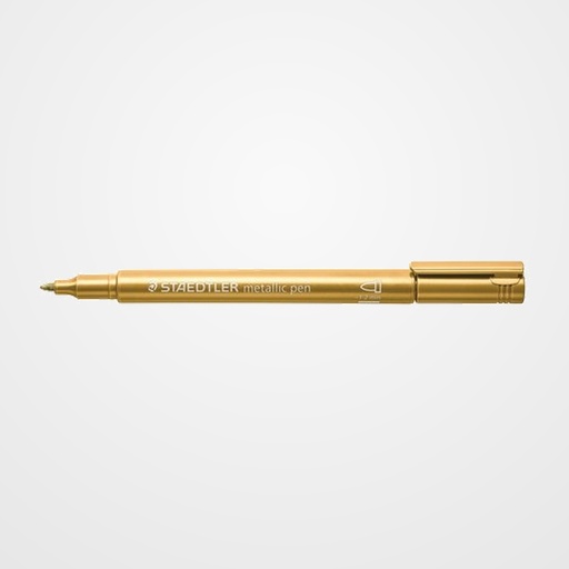 MARCADOR T.OPACA NO PERM. STAEDTLER 8323 METALICO ORO