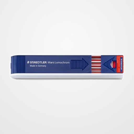 MINAS COLOR STAEDTLER 204 MARS LUMOCHROM 2,0 ROJO (ESTUCHE de 12)