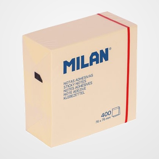 NOTAS ADHESIVAS MILAN 400h 76x76 AMARILLA