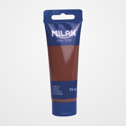 PINTURA ACRILICA MILAN 75 ml (Tubo) SIENA TOSTADA (EARTH BROWN)