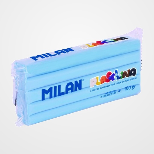 PLASTILINA MILAN 150g AZUL CLARO